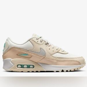 Nike Air Max 90, “mama” Women’s Sneakers - Cream and White, Size 8.5